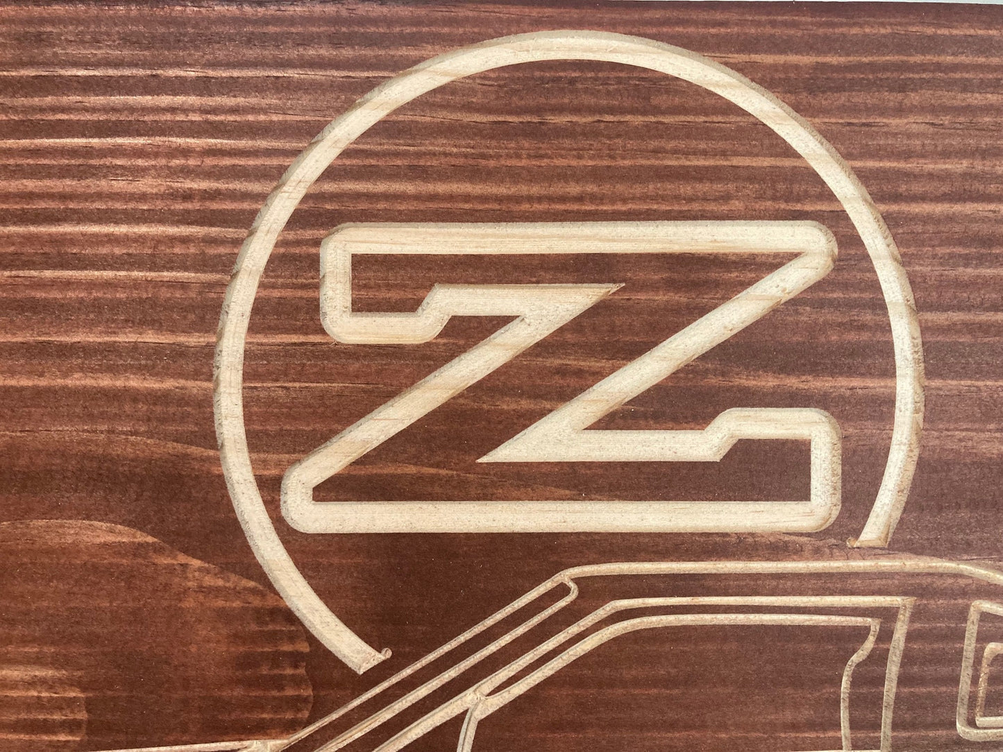 Nissan 300ZX Wood Wall Sign | 83-89 Nissan Z31 Line Drawing for the Garage or Man Cave
