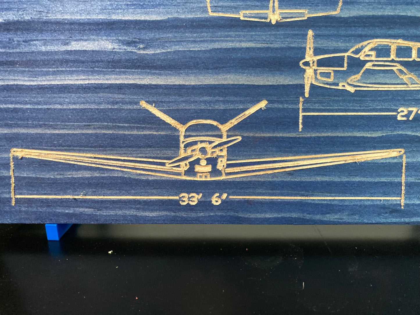 CUSTOM Beechcraft Bonanza Model 35 Blueprint Sign / Wall Art/ Hanger Decor / Pilot License Graduation Gift for Your Flying Friends