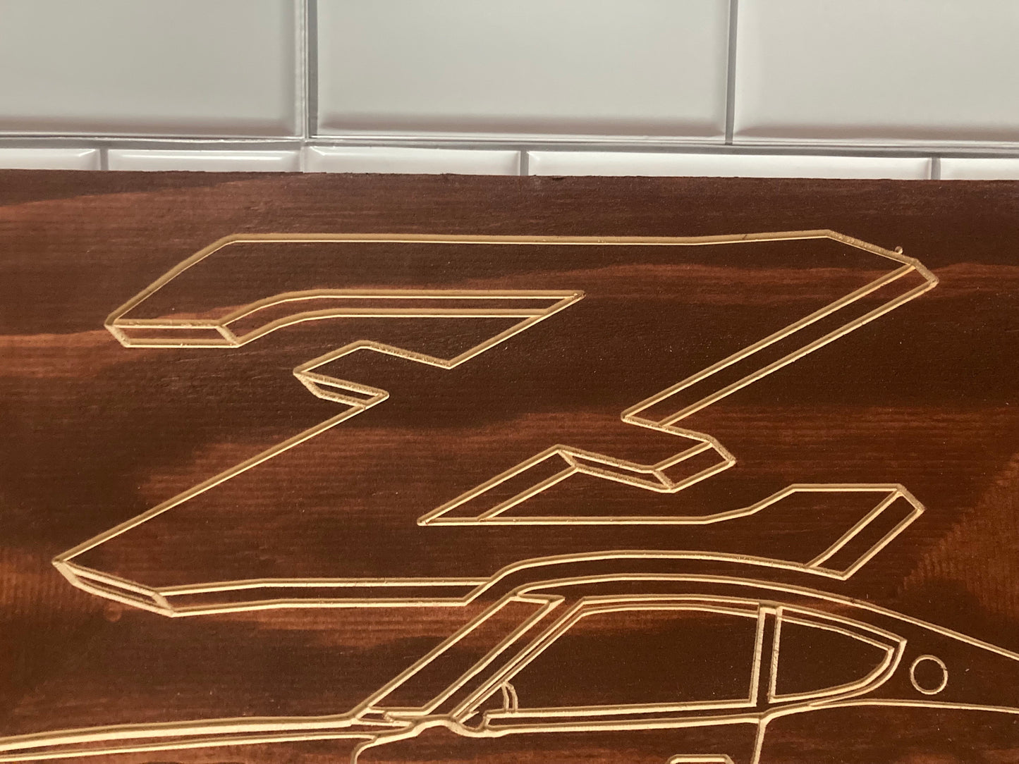 Datsun 240Z 260Z 280Z STOCK COUPE Wood Wall Sign | 1969-1973 S30 Line Drawing for the Garage not 280ZX